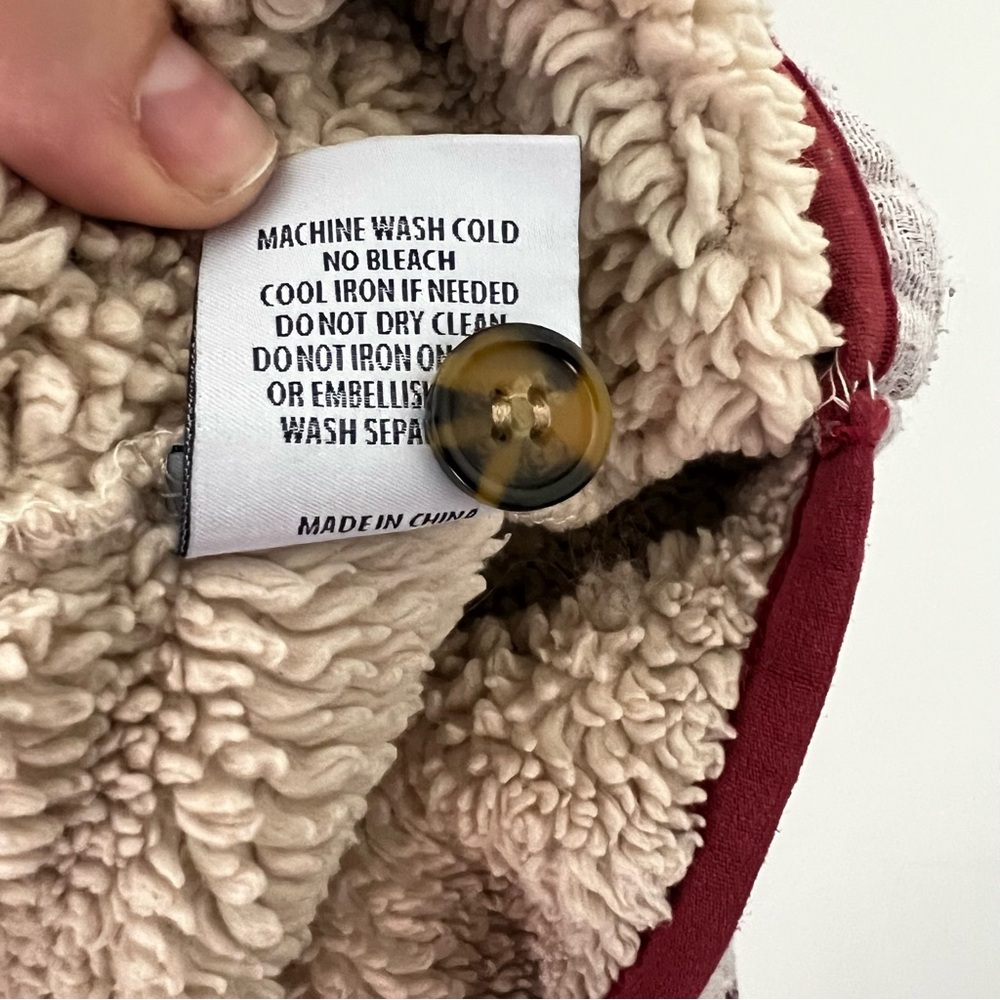southern proper | duck call Sherpa lined pullover medium - Picture 6 of 7